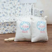 1:12 Кукольный дом DIY хижина Кукольный дом Мини Аксессуары для еды модель два мешка муки и Скалка игрушка Dongzhur кукольный домик миниатюры