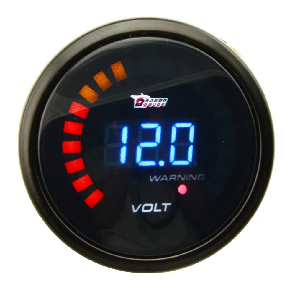 Auto Parts Coupons >> Free Shipping 2" 52mm Digital Voltmeter Gauge Black Shell 20 LED Volt Auto Gauge Meter Car Clock ... Auto Parts Coupons >> Free Shipping 2" 52mm Digital Voltmeter Gauge Black Shell 20 LED Volt Auto Gauge Meter Car Clock ...