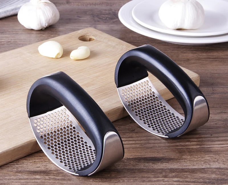 Metal Garlic Press Creative Garlic Chopper Mincer Hand Press Garlic Ginger Onion Crusher Slicer Grater Kitchen Accessories (7)