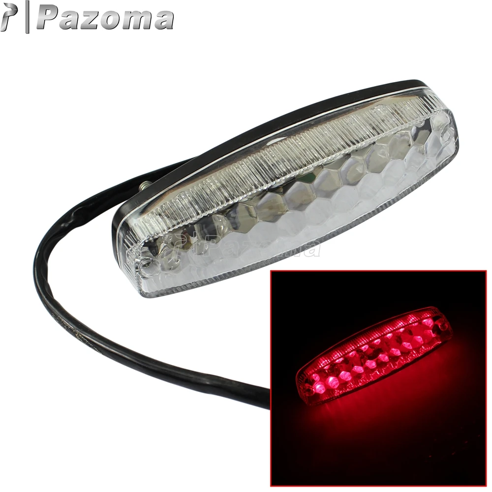 Luz De Matrícula LED Para Moto 12V - 3 LEDs Súper Brillantes, Universal, Fácil Instalación