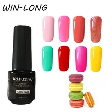 

WIN-LONG Neon Color Gel Nail Polish UV Soak Off Shinning Varnish Fluorescence Candy Color Gel Nail Polish Design Art