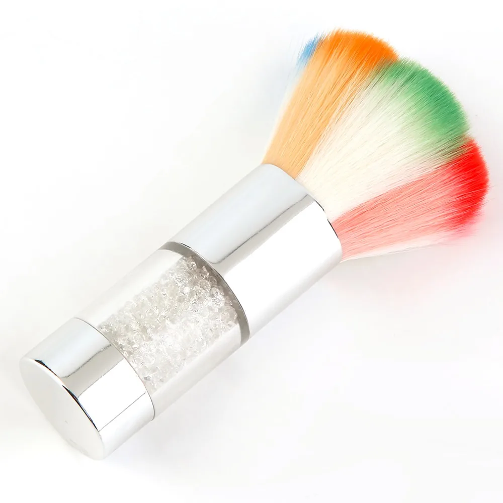 Colorful Nail Dust Brushes Acrylic UV Nail Gel Powder Nail Art