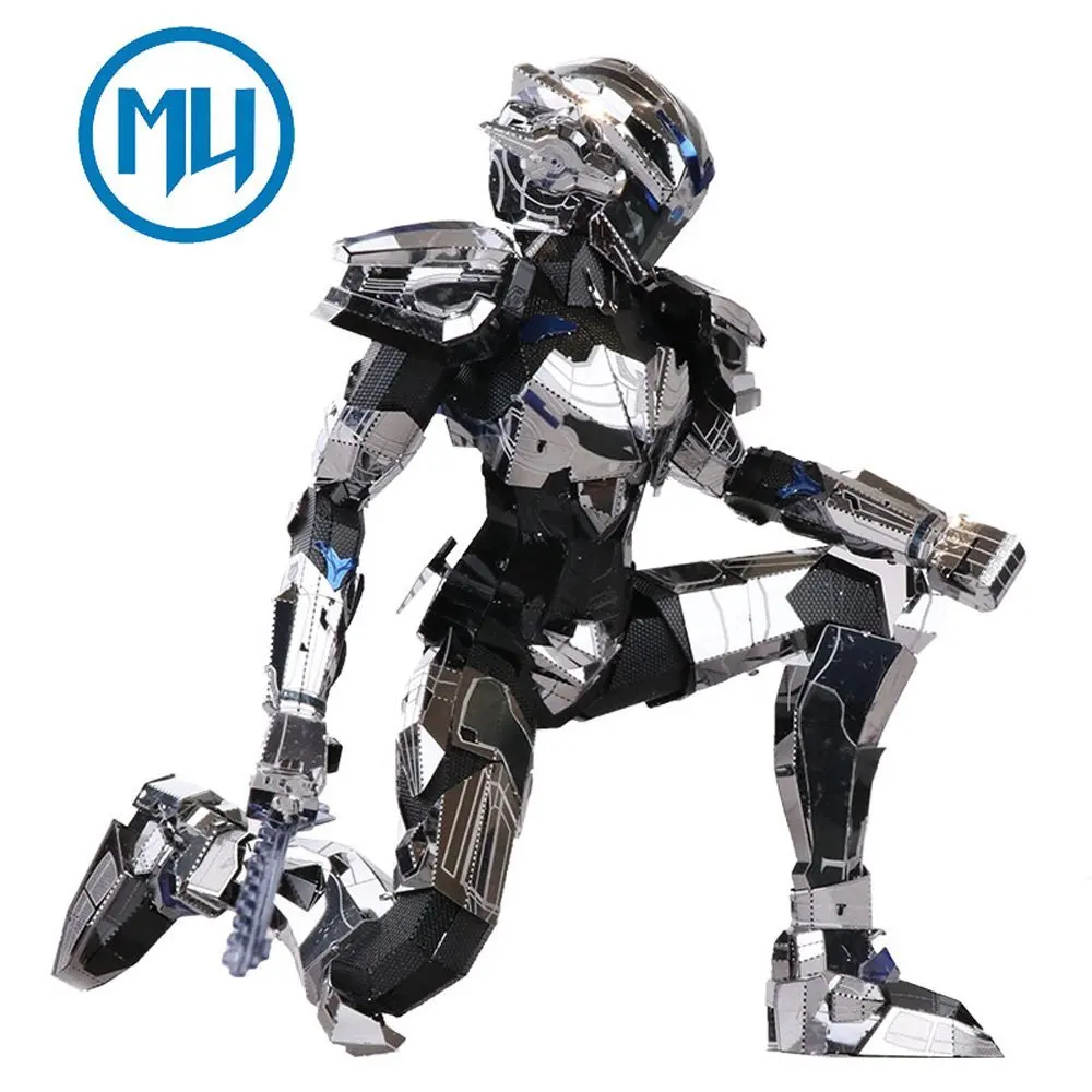Металлический 3D пазл MU Nano Core Bader модель доспехов для рыцарей самостоятельной