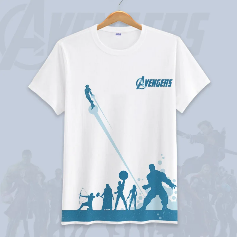 Avengers Endgame Captain America Cosplay Costume Quantum Realm T Shirt Summer Men's T Shirt Superhero Iron Man Shirt Women Boys