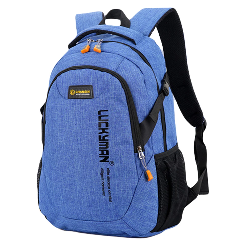 Новинка 20-35L Повседневный Женский Мужской рюкзак для ноутбука, походная сумка на плечо для путешествий, походная сумка на плечо - Цвет: Синий