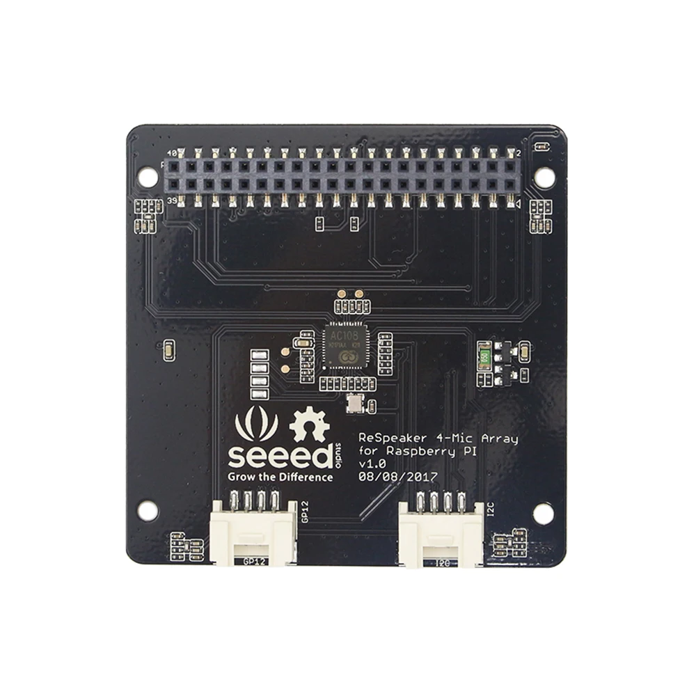 ReSpeaker 4 Mic массив для Raspberry Pi это плата расширения
