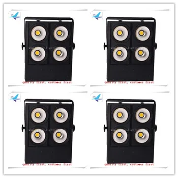 

4/lot 3200k&5600K White COB indoor 4x100w white led audience blinder light 4 eyes dj stage light