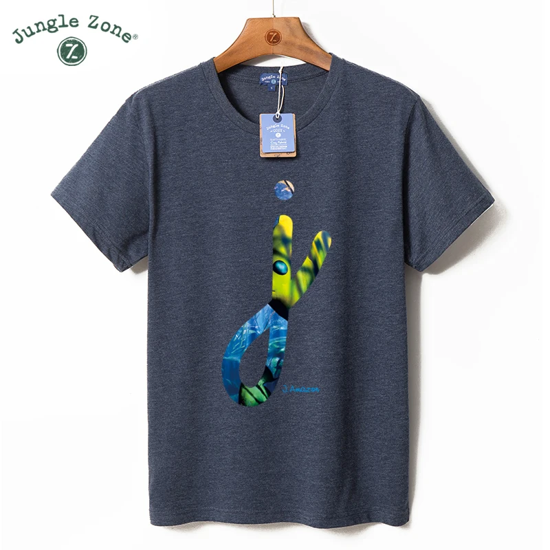 

JUNGLE ZONE plus size t-shirt heat transfer t shirt design 2017 Men's O-Neck Short sleeve t-shirt Men's Casual t-shirtsTA047