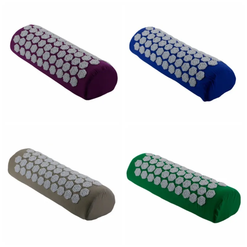 Massager Cushion Acupuncture Sets Relieve Stress Back Pain Acupressure Pad/Pillow Massage Yoga Mats Rose Spike And Relax |