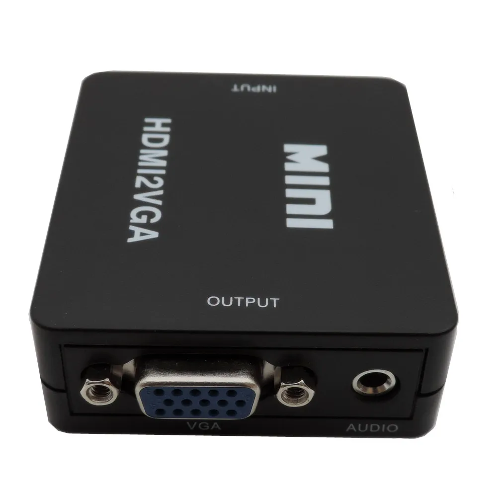 HDMI 2 مهايئ VGA تحويل ، HD1080P-In ، PC VGA إخراج الصوت موصل USB إمدادات الطاقة ل HDTV PC ، كمبيوتر محمول شحن مجاني HDMI 2 مهايئ VGA تحويل ، HD1080P-In ، PC VGA إخراج الصوت موصل USB إمدادات الطاقة ل HDTV PC ، كمبيوتر محمول شحن مجاني
