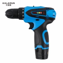 KALAIDUN 12V Mobile Electric Drill Power Tools Electric Screwdriver Lithium Battery Cordless Drill Mini Drill Hand Tools