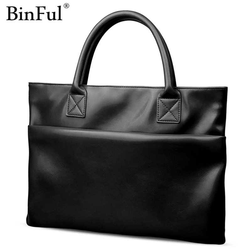 

Binful Fashion New PU Leather Waterproof Laptop Bag 13.3 Laptop Sleeve case for Macbook Air Pro 13 Retina Handbag Women Men Bags