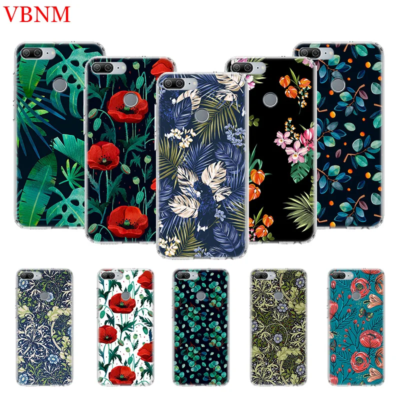 

Green Plants Art Printing Protect Phone Case For Huawei Honor 8X 20 9 10 lite 8A Pro 10i 20i 8S V20 Y5 Y6 Y7 Y9 2019 Prime Cover