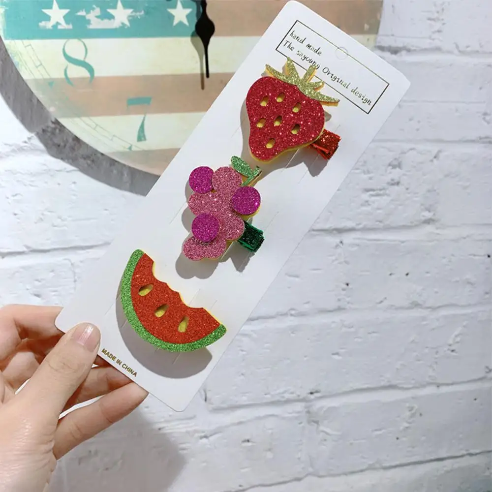 M MISM 2 шт. детские заколки для волос с фигурками животных милые мини куриные яйца