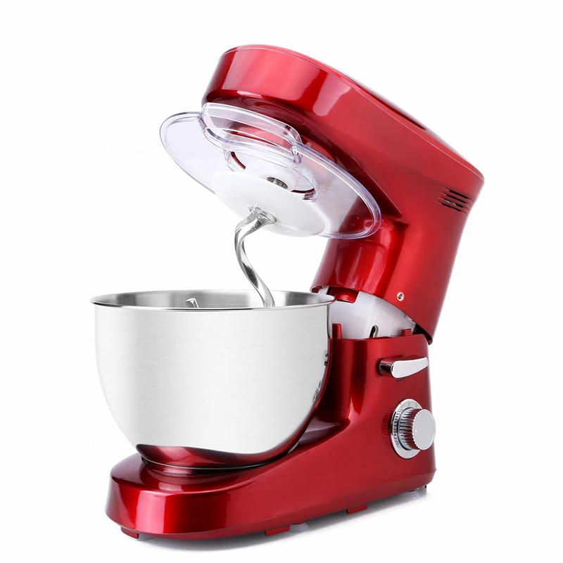 Коммерческий планетарный миксер для теста бытовой с подставкой молочный