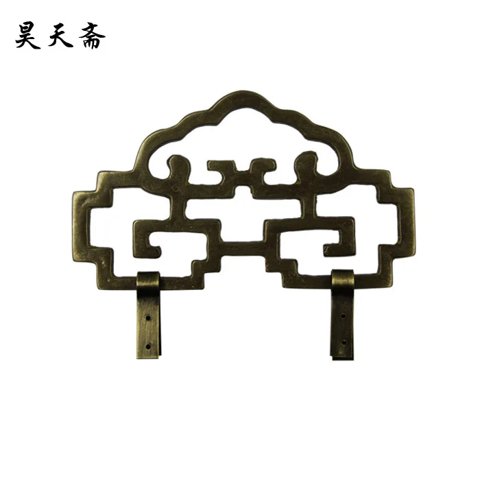 

[Haotian vegetarian] Chinese antique copper Videos hooking ring antique furniture copper fittings HTP-018