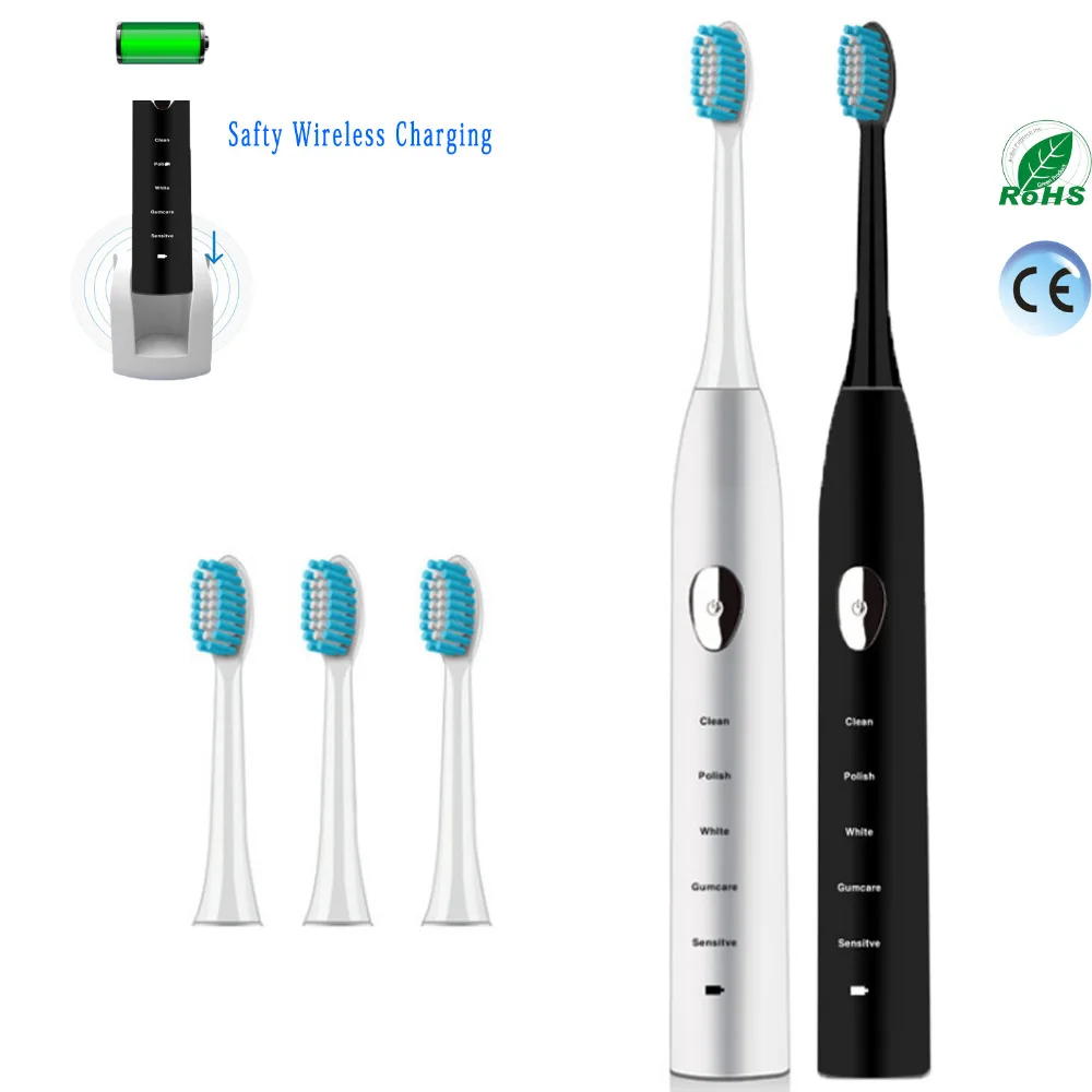 USB rechargeable electric toothbrush Sonic vibrating electric