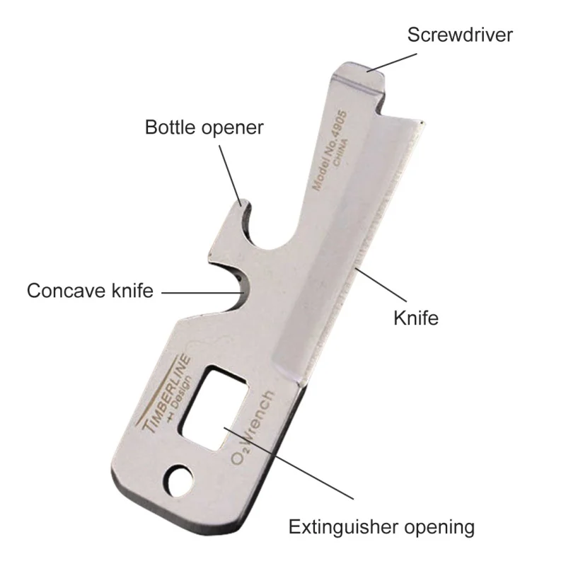 

New Outdoor TIMBERLINE R085 Stealth Survive Multifunction 5 in 1 Saber Kit Tool Camping Equipment EDC GearNew