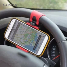 Soporte conector de teléfono Universal para volante de coche, funda de navegación para SEAT leon ibiza Alhambra lada niva kalina priora