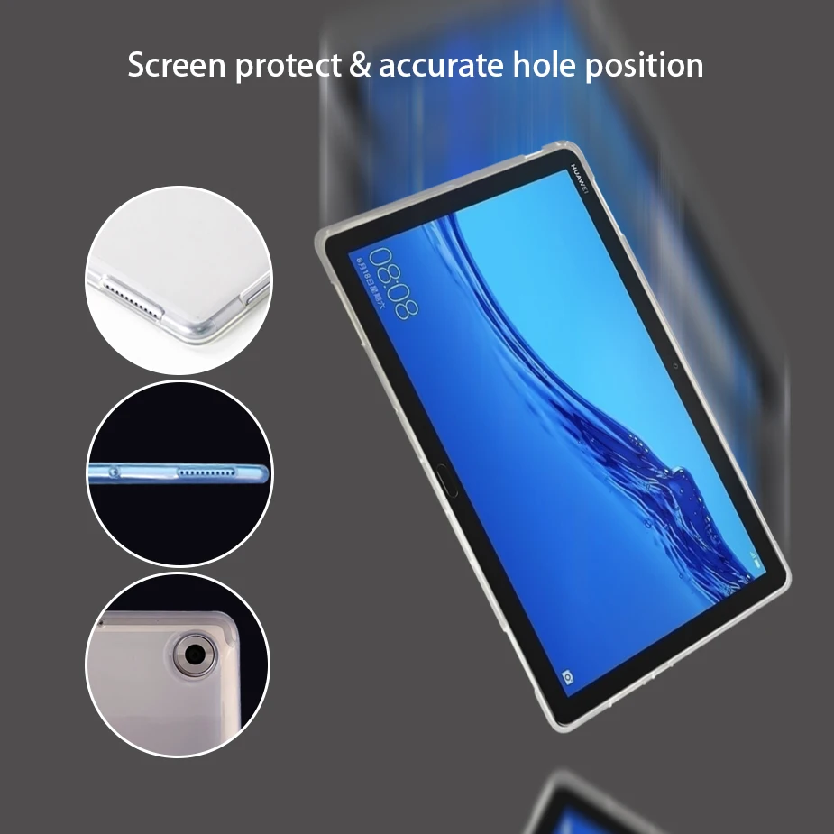 Силиконовый чехол KiKiss для планшета Huawei MediaPad M6/ M5 Lite Pro 8 4 10 8/Media Pad M2 M3 7 0 1/M2 C5 0|Чехлы