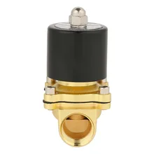 1 шт. Электрический кран PT3/4 нормально двухпортовый латунный Соленоидный клапан нормально закрытый электромагнитный клапан для Воздух Вода Масло 110 В переменного тока