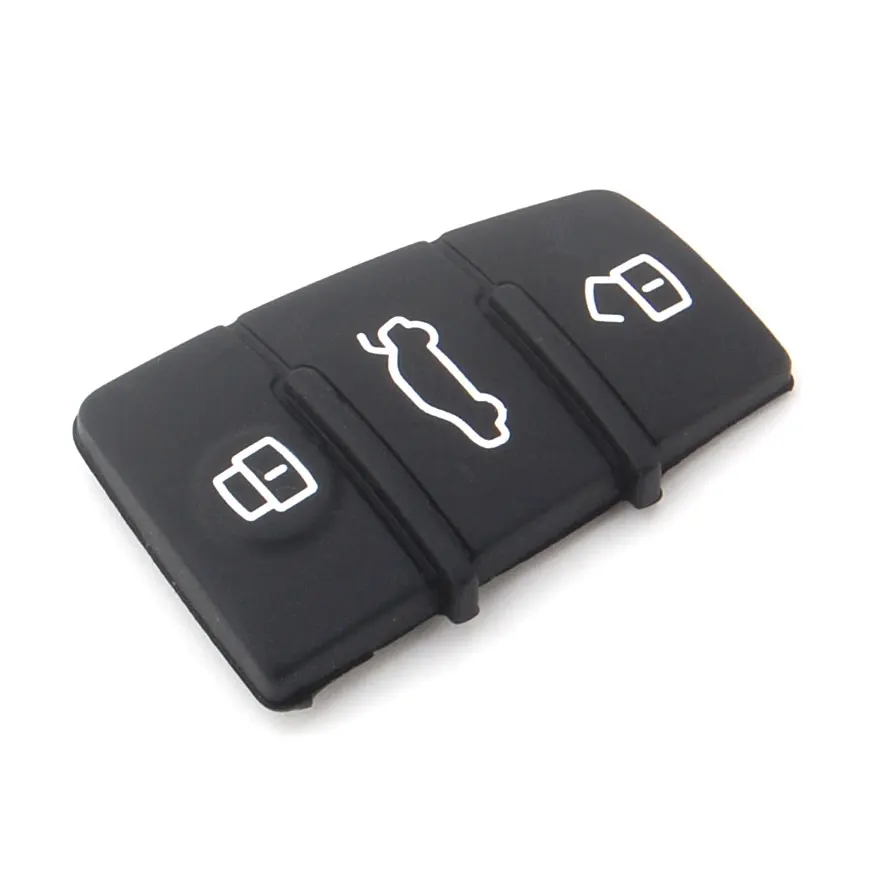 button key fob replacement rubber remote a3 keyless pad 2pcs styling covers shell