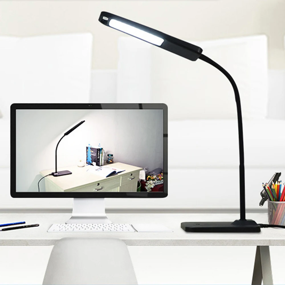 

4W LED Table Lamp Dimming Study Reading Beside Night Lamp USB Output Rechargeable Light For Home Study Bedroom Eye Protection