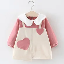 Autumn Fashion Baby Girl Long Sleeve Love Print Princess Dress Toddler Infant Kids Casual Dresses Clothes Autumn Fashion Baby Girl Long Sleeve Love Print Princess Dress Toddler Infant Kids Casual Dresses Clothes
