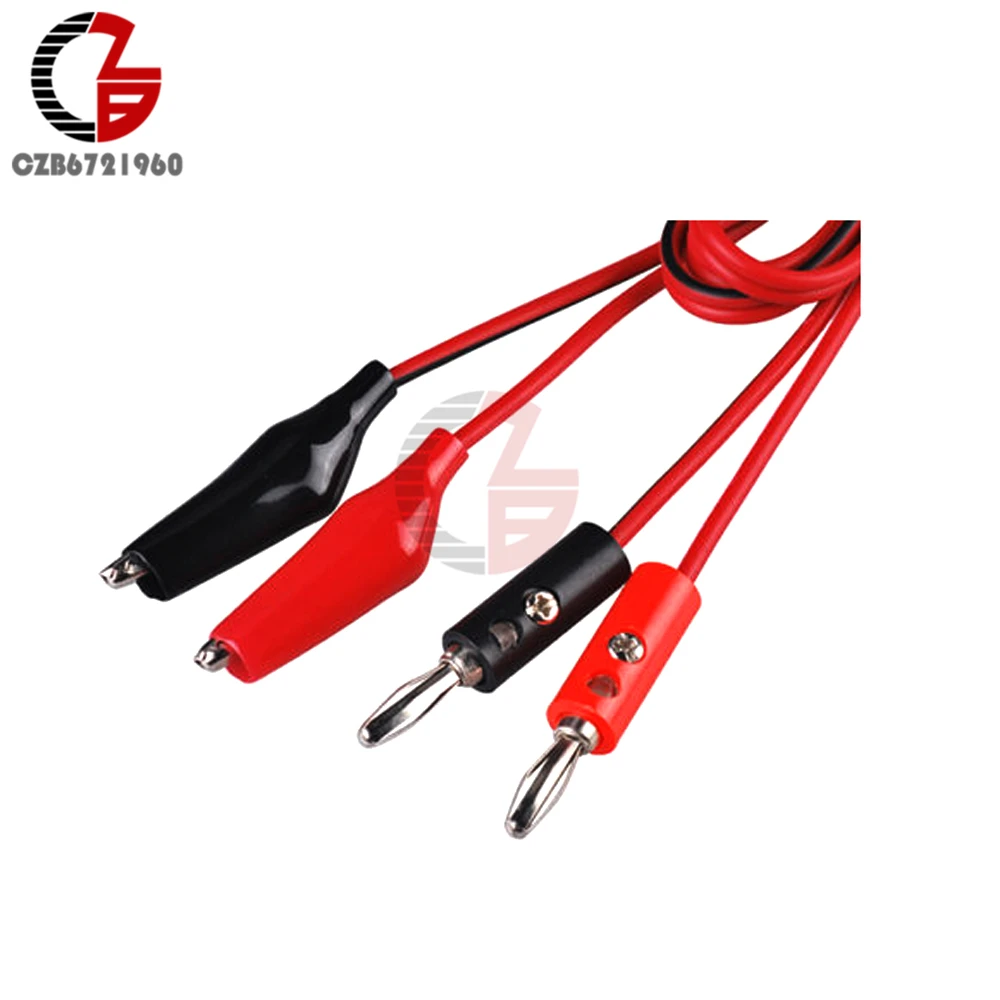 

5 Sets 90cm Test Lead Cable Alligator Clip To Banana Plug Probe Multifunction Combination Test Cable Wire