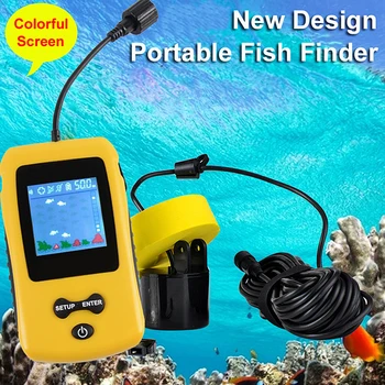 

7.5M Cable 100M Portable Sonar LCD Fish Finders Fishing Lure Echo Sounder Powered By 4AAA Batteries (not Included)