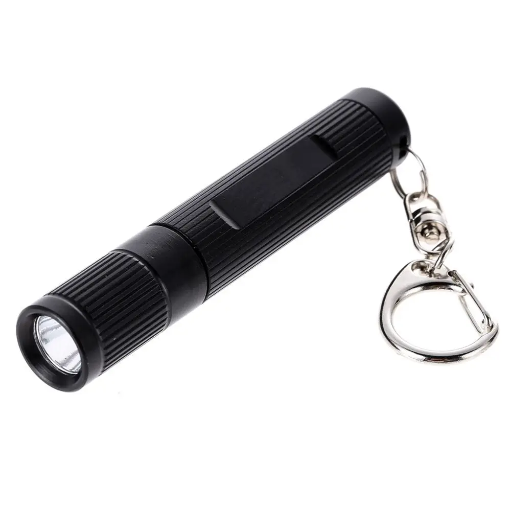 

Portable Torches 3 Modes LED White Light Keychain Keyring Outdoor Working Flashlight Key Holder llaveros