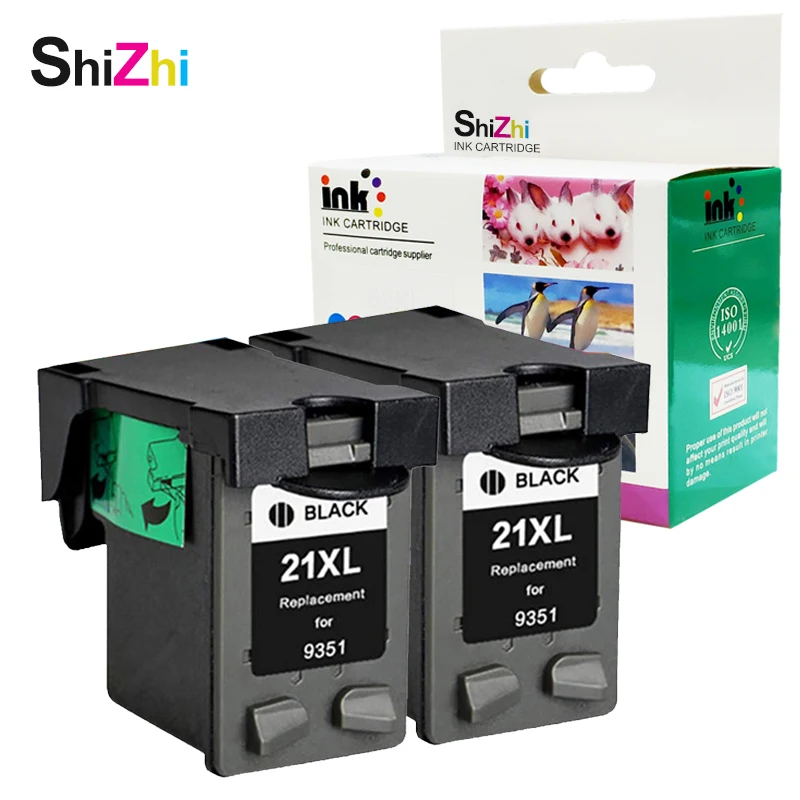 SHIZHI Восстановленный картридж для принтера hp 21 22 XL Deskjet F300 F380 F2100 F2180 F2280 F4180 F2200 |