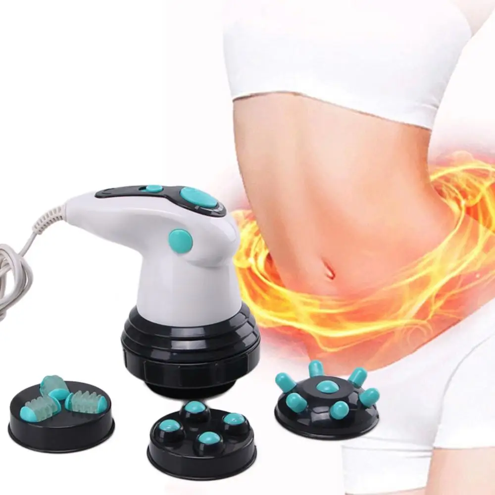 

Weight Loss massager for body Fat Burning With 5 Headers Relax Spin Tone Slimming Lose Weight Burn Fat Full Body Massage Device