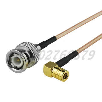 

30cm RF BNC Plug male Straight to SMB Jack female Right Angle Pigtail Jumper Cable RG316