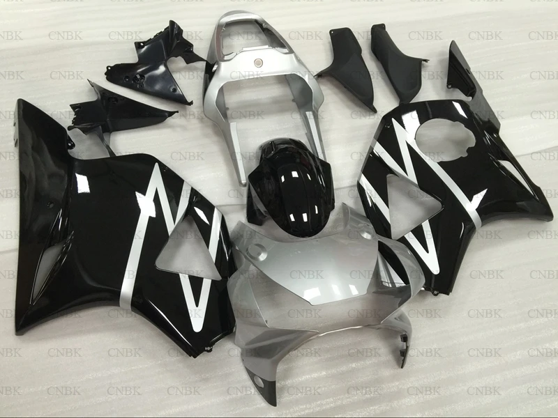 for CBR954RR 2002 2003 Fairings CBR954RR 03 Black Silver Fairings