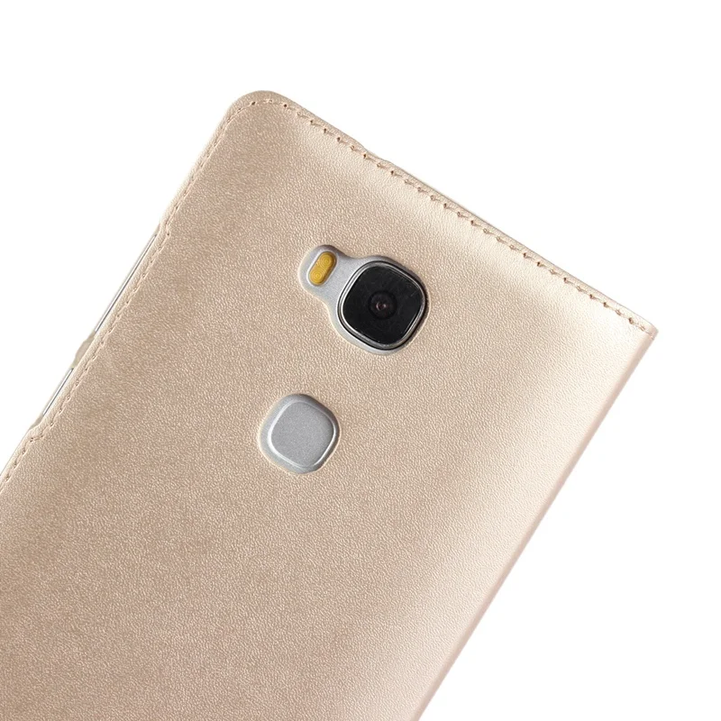 Чехол для Huawei Honor 5X fundas откидной 5 X X5 GR5 чехол с окошком просмотра ПК кожаный