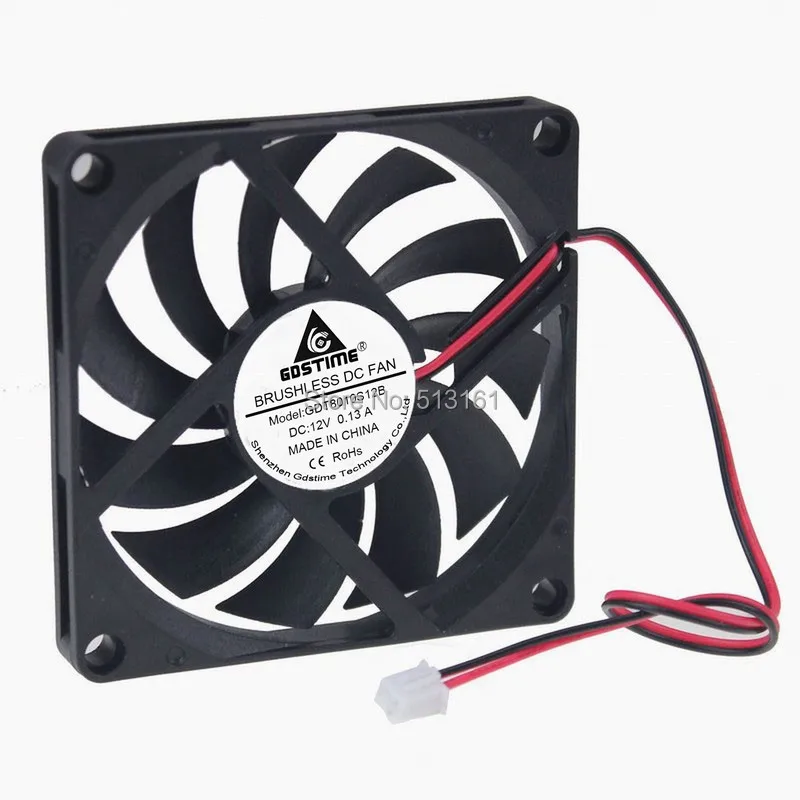 

GDT DC 8010 12v 80x80x10mm 8cm best laptop cooling fans
