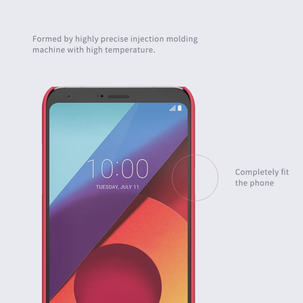 Для lg Q6 чехол 5,5 дюймов Nillkin Матовый твердый пластиковый чехол на заднюю панель для lg g6 сумка для мобильного телефона мини-чехол с защитой экрана