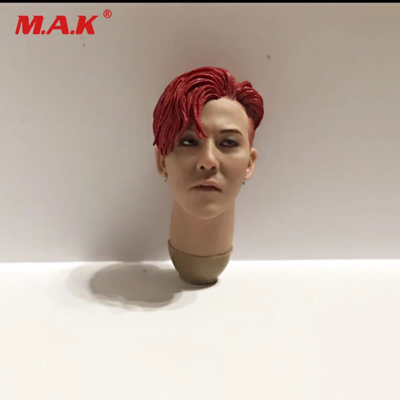 1/6 масштаб Kwon Ji Yong голова Лепка резьба Модель коллекционные куклы игрушки