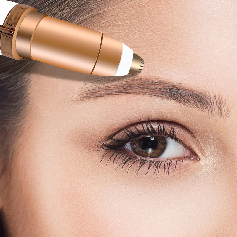 

Multifunction Lipstick Eyebrow Trimmer Brows Hair Remover Pen Mini Electric Shaver Painless Eye Brow Epilator