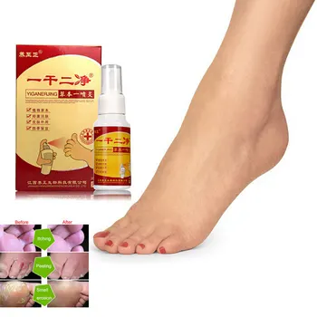 

30ml/bottle Natural Foot Spray Eczema Psoriasis Rosacea Pruritus Skin Chinese Herbal Feet Spray