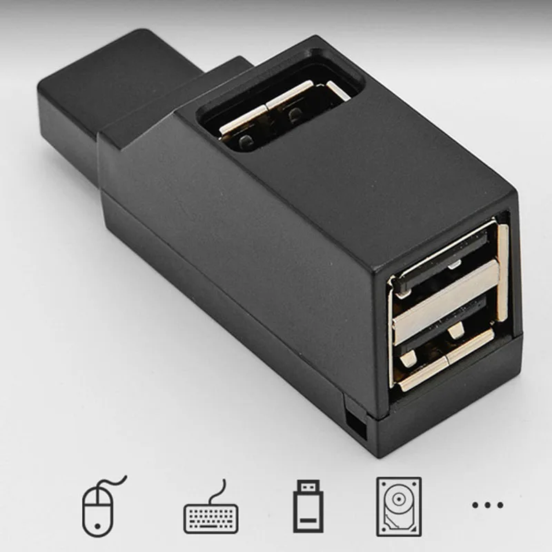 USB разветвитель Rovtop Mini 3 0/2 0 порта 480 Мбит/с|USB-хабы| |