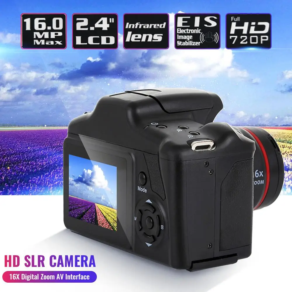 2.4'' HD 1080P SLR Camera CMOS Dry Battery Domestic Telephoto Digital
