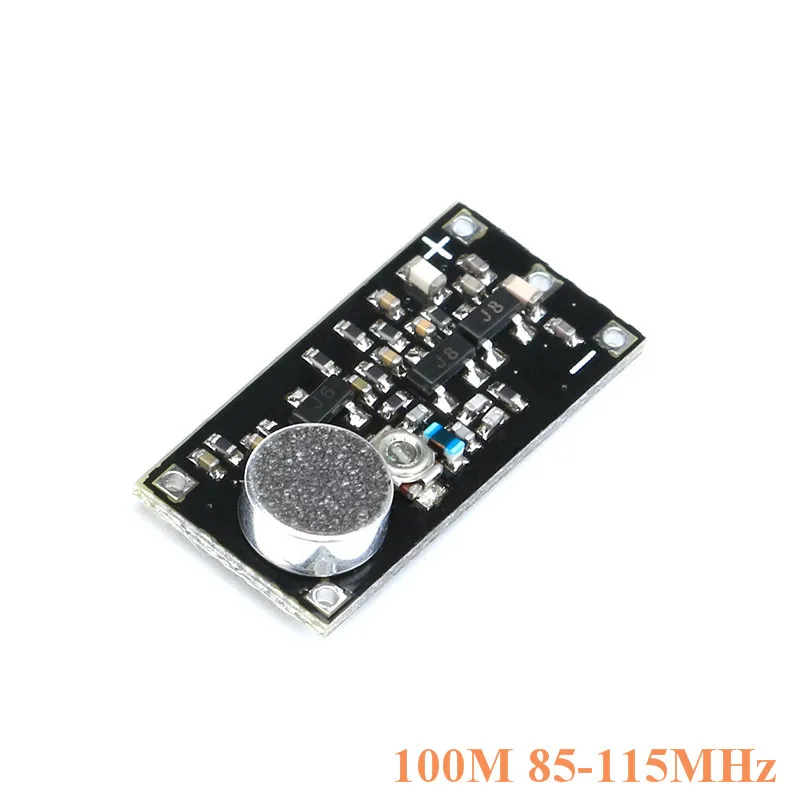 FM Transmitter Wireless Microphone Surveillance Frequency Board Module For Arduino Adjustable Capacitor DC 100M 800M 85-115MHz_