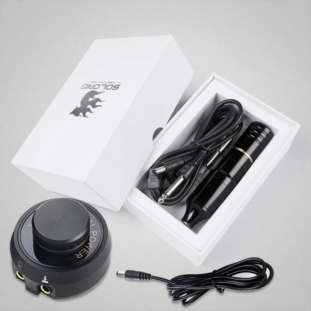 

Rotary Tattoo Machine kit Liner Set Microblading Pen Guns Permanent Makeup Equipment mini power supply for tattooist salon