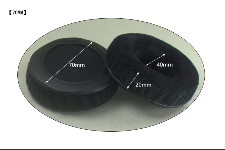 So Soft Velvet Foam Ear Pads Cushions 60 65 70 75 80 85 90 95 100 105 110 115 120MM For SONY For Audio-Technica for Sennheiser (8)