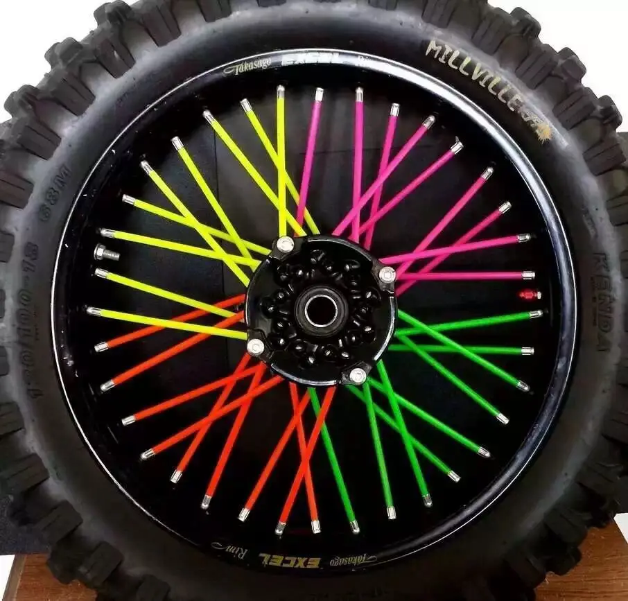 защита спиц питбайк. защита спиц эндуро. 85-14 (спицы) (диск. спицованные колеса для мотоцикла r17. эндуро колеса на crf250f.