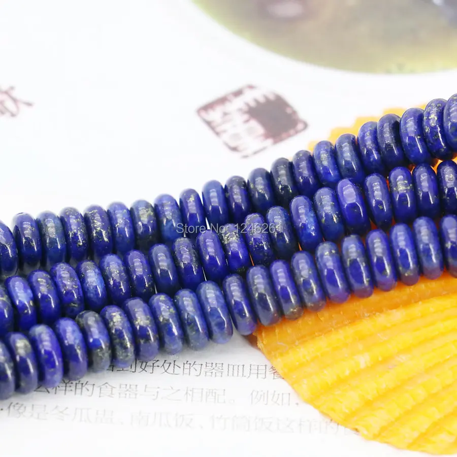 

3X8mm Fashion Lapis lazuli Abacus DIY Beads Accessories Crafts Loose Beads Natural Stone Women Jewelry Making Women Gifts 15inch