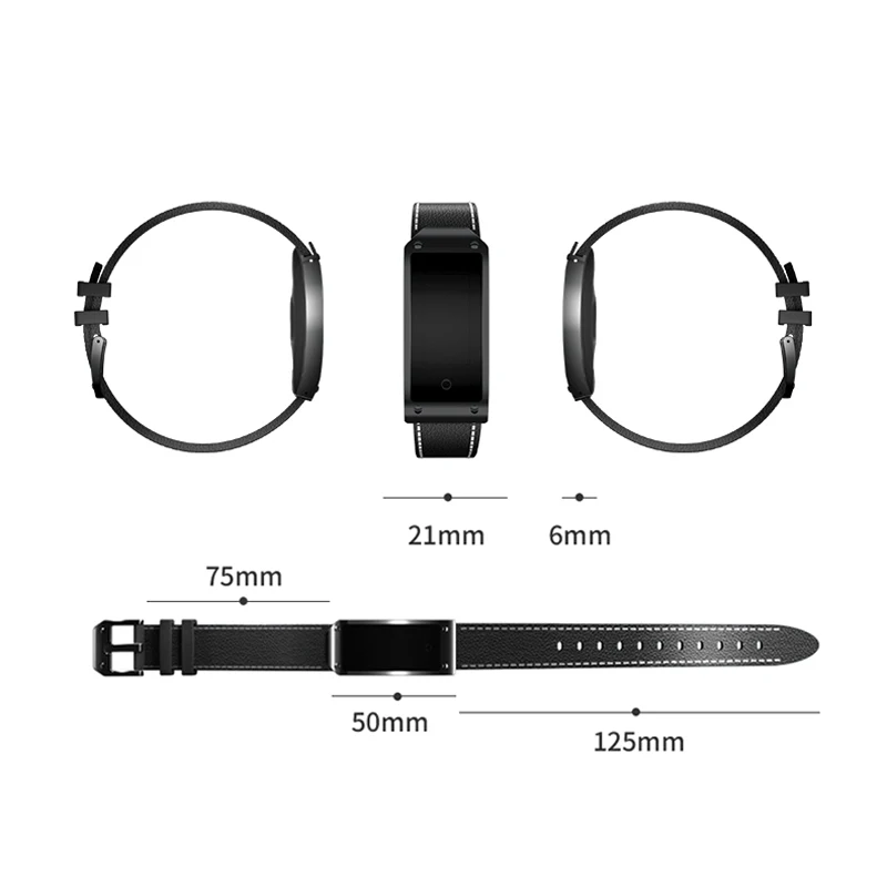 Uhoofit Bluetooth Smart Band Y2 сна монитор сердечного ритма крови Давление трекер Фитнес