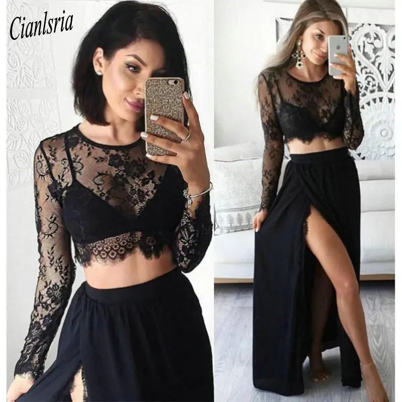 sexy-black-long-sleeves-prom-dresses-2019-two-pieces-formal-dress-side-split-vestido-de-fiesta-sheer-formal-women-party-gowns